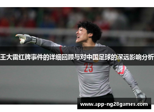王大雷红牌事件的详细回顾与对中国足球的深远影响分析